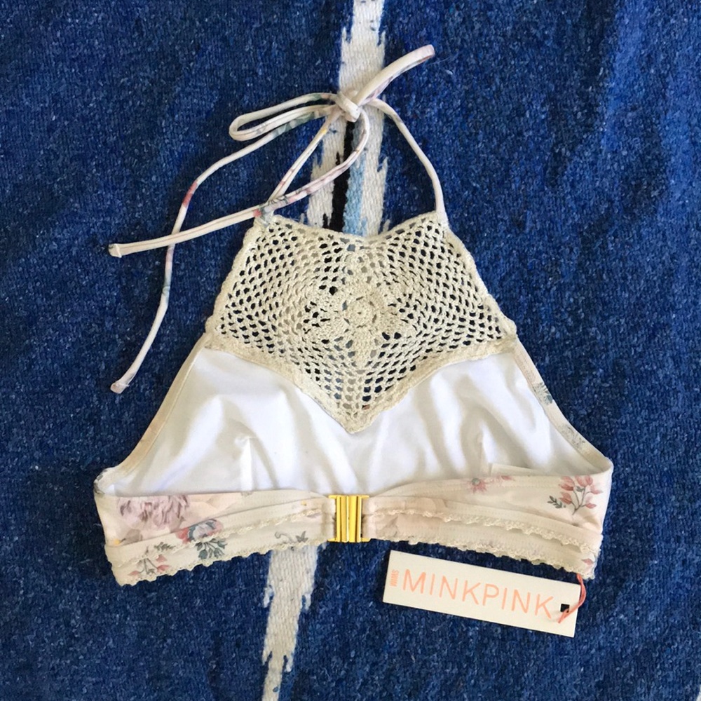 MINK PINK | Crochet Bikini Top - Picture 2 of 3